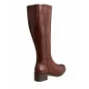 Patricia Miller 6406 Damen Stiefel Leder Reitstiefel Flacher Absatz Schwarz