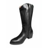 Patricia Miller 6951 Leather Western Boots Block Heel Cowboy Women Black Taupe
