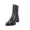 Carmela 164009 Botines Piel Cremallera Lateral Tacón Bajo Mujer Negro Camel