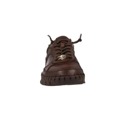 Carmela 164218 Chaussures Casual Cuir à Lacets Semelle Épaisse Femme Marron