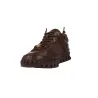 Carmela 164218 Brown Leather Casual Shoes Lace-Up Chunky Sole Women