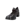 Pepe Menargues 21200 Damen Mary Janes Leder Blockabsatz Klettverschluss Schwarz