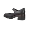 Pepe Menargues 21200 Mary Janes Cuir Noir Talon Carré Bride Velcro Femme