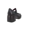 Pepe Menargues 21200 Mary Janes Cuir Noir Talon Carré Bride Velcro Femme