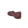 Yokono Renoir Ballerine Pelle Piatte con Fiocco Donna Bordeaux Cioccolato