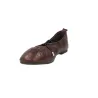 Yokono Renoir Ballerines Cuir Plates à Noeud Femme Bordeaux Chocolat