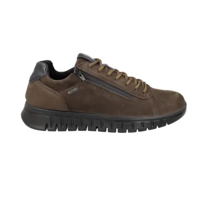 IGI&CO 2116311 Chaussures Gore-Tex Nubuck Zip Lacets Homme Marron