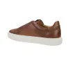 Martinelli Hastings Sneakers Casual Pelle senza Lacci Suola Bianca Uomo Marrone