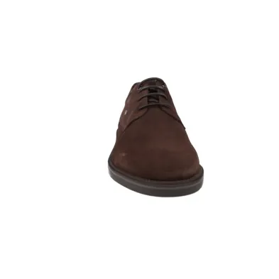 Martinelli Watford Scarpe Derby Uomo Camoscio Lacci Suola in Gomma Marrone Scuro