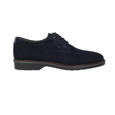 Martinelli Watford Herren Derby Veloursleder Schnürung Gummisohle Marineblau
