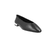 Martinelli Vescia Ballerine Pelle Punta Affusolata Tacco Metallizzato Donna Nero