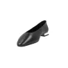 Martinelli Vescia Damen Ballerinas Leder Spitze Form Metallic Absatz Schwarz