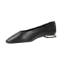 Martinelli Vescia Damen Ballerinas Leder Spitze Form Metallic Absatz Schwarz