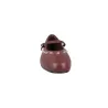 Martinelli Lariana 1750-B465PY Mary Jane Pelle Piatte Borchie Nero Bordeaux