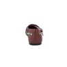 Martinelli Lariana 1750-B465PY Leather Mary Janes Studs Women Black Burgundy