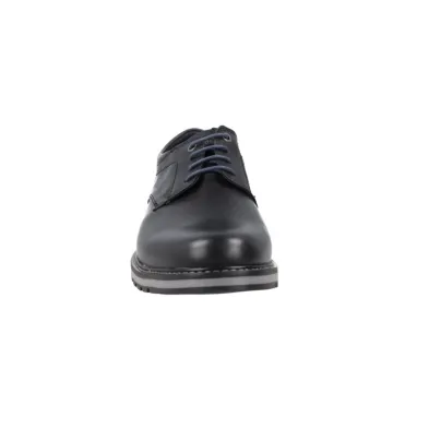 Pikolinos Berna Chaussures Casual Derby Cuir Lacets Caoutchouc Homme Noir