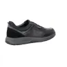 Pikolinos Alcalá Men's Black Leather Casual Sneakers Lace-Up Rubber Sole