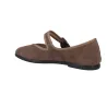 Macarena Rania101 Mary Jane Piatte Camoscio Fibbia Donna Bordeaux e Nocciola