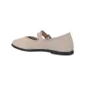 Macarena Rania30 Women's Suede Mary Jane Flats Buckle Strap Walnut and Pine