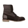 Luis Gonzalo 7581H4 Herren Schnürstiefel Veloursleder Pelzfutter Dunkelbraun