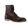 Luis Gonzalo 7581H4 Botas Cordones Hombre Ante Piel Forro Pelo Marrón