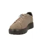 IGI&CO 21493 Baskets Gore-Tex Femme Daim Taupe Lacets Zip Latéral Plateforme