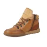 Pikolinos Viana Bottines Casual Cuir Femme Lacets Zip Latéral Brandy et Acajou