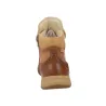Pikolinos Viana Botines Casual Piel Mujer Cordones Cremallera Brandy y Caoba
