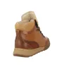 Pikolinos Viana Bottines Casual Cuir Femme Lacets Zip Latéral Brandy et Acajou