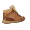 Pikolinos Viana Stivaletti Casual Pelle Donna Lacci Zip Laterale Brandy e Mogano