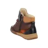 Pikolinos Viana Stivaletti Casual Pelle Donna Lacci Zip Laterale Brandy e Mogano