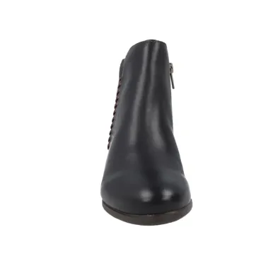 Pikolinos Málaga W6W-8950 Bottines Cuir Femme Talon Bas Zip Latéral