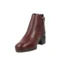 Pikolinos Málaga W6W-8950 Women's Leather Ankle Boots Low Heel Side Zip