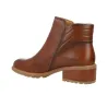 Pikolinos Medina Women's Leather Ankle Boots Low Heel Side Zip Lug Sole
