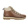 Pikolinos Vigo Women's Casual Leather Ankle Boots Lace-Up Zip Lug Sole Taupe