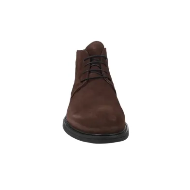 Martinelli Albany Botines Chukka Hombre Ante Marrón Oscuro Cordones Suela Goma