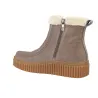 Ilse Jacobsen Calira01 Bottines Daim Femme Doublure Fourrure Plateforme