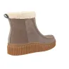 Ilse Jacobsen Calira01 Stivaletti Camoscio Donna Fodera Pelliccia Platform