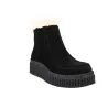 Ilse Jacobsen Calira01 Stivaletti Camoscio Donna Fodera Pelliccia Platform