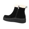 Ilse Jacobsen Calira01 Bottines Daim Femme Doublure Fourrure Plateforme