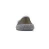 Alberola HC3P Pantofole Uomo Aperte Trapuntate Feltro Grigio Kaki e Blu Navy