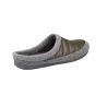 Alberola HC3P Chaussons Homme Ouverts Matelassés Feutre Gris Kaki et Marine