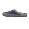 Alberola HC3P Men's Open-Back Quilted House Slippers Grey Felt Khaki and Navy