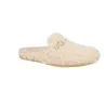 Alberola H29176 Pantofole Donna Aperte Effetto Montone Fibbia Dorata