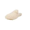 Alberola H29176 Zapatillas de Casa Mujer Abiertas Efecto Borrego Hebilla Dorada