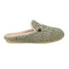 Alberola H29176 Pantofole Donna Aperte Effetto Montone Fibbia Dorata