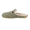 Alberola H29176 Chaussons Femme Ouverts Effet Moumoute Boucle Dorée