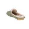 Alberola H29176 Chaussons Femme Ouverts Effet Moumoute Boucle Dorée