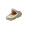 Alberola H29176 Pantofole Donna Aperte Effetto Montone Fibbia Dorata