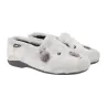 Alberola Z30543 Pantofole Donna Chiuse Cagnolino Peluche Grigio Cenere